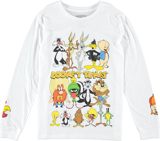 FREEZE Looney Tunes Boys Long Sleeve T-Shirt - All Over Print Design Looney Tunes T-Shirt