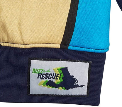 Disney Toy Story Big Face Zip Up Character Hoodies - Buzz Lightyear, Sheriff Woody - Boys, Girls, Unisex Sizing