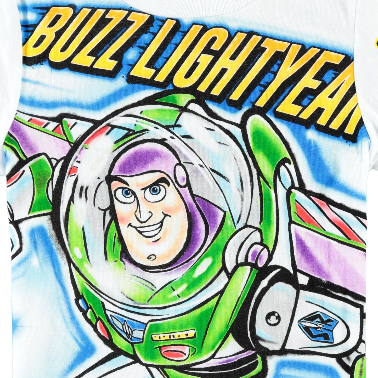 Disney Toy Story Boys Buzz Lightyear T-Shirt - Air Brushed Design Toy Story Boys T-Shirt