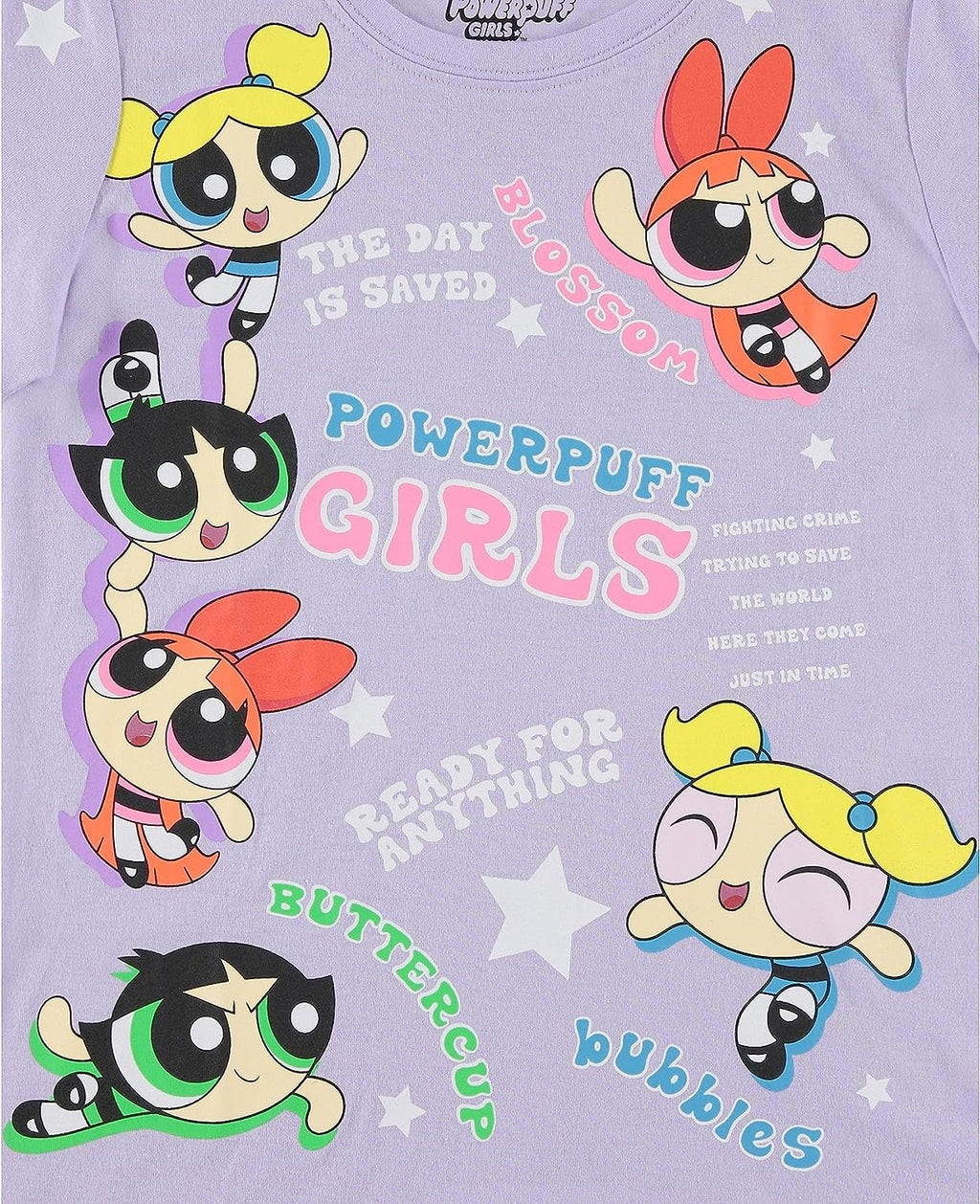 FREEZE Girls Powerpuff Short Sleeve T-Shirt- Powerpuff Girls Tee Sizes 4-16