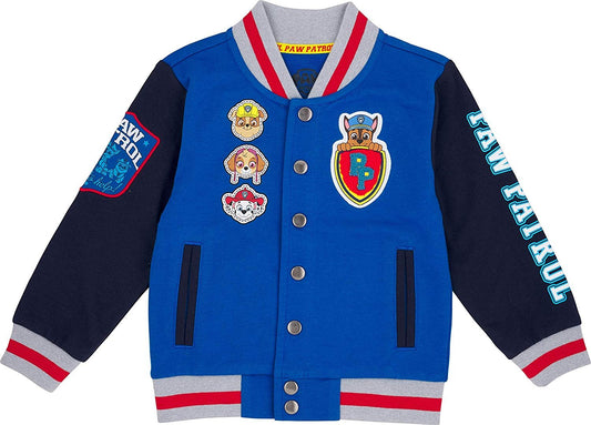 Paw Patrol Jacket with Chest Patch and Short Sleeve T-Shirt Combo