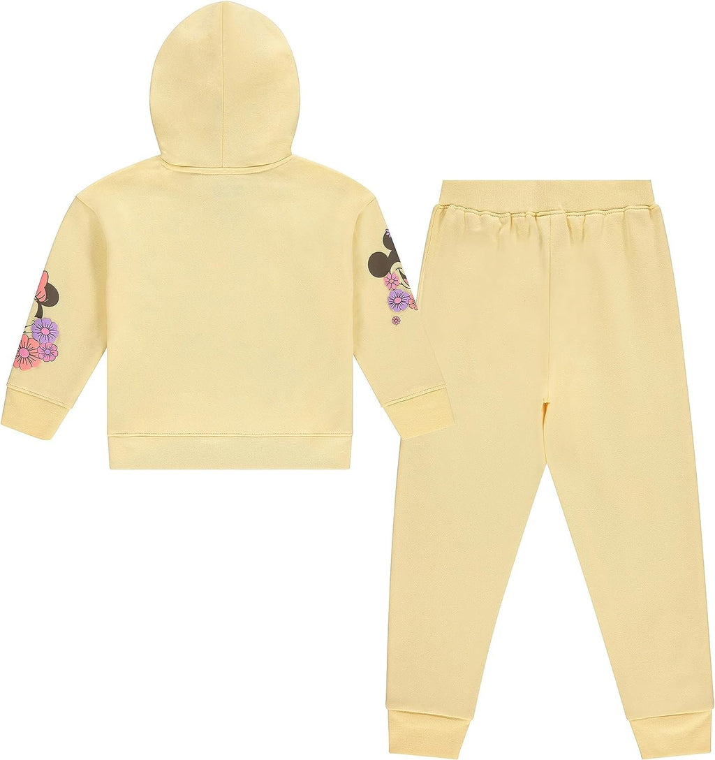 Disney Girls Minnie Mouse Hoodie and Jogger Clothing Set - Sizes 4-16