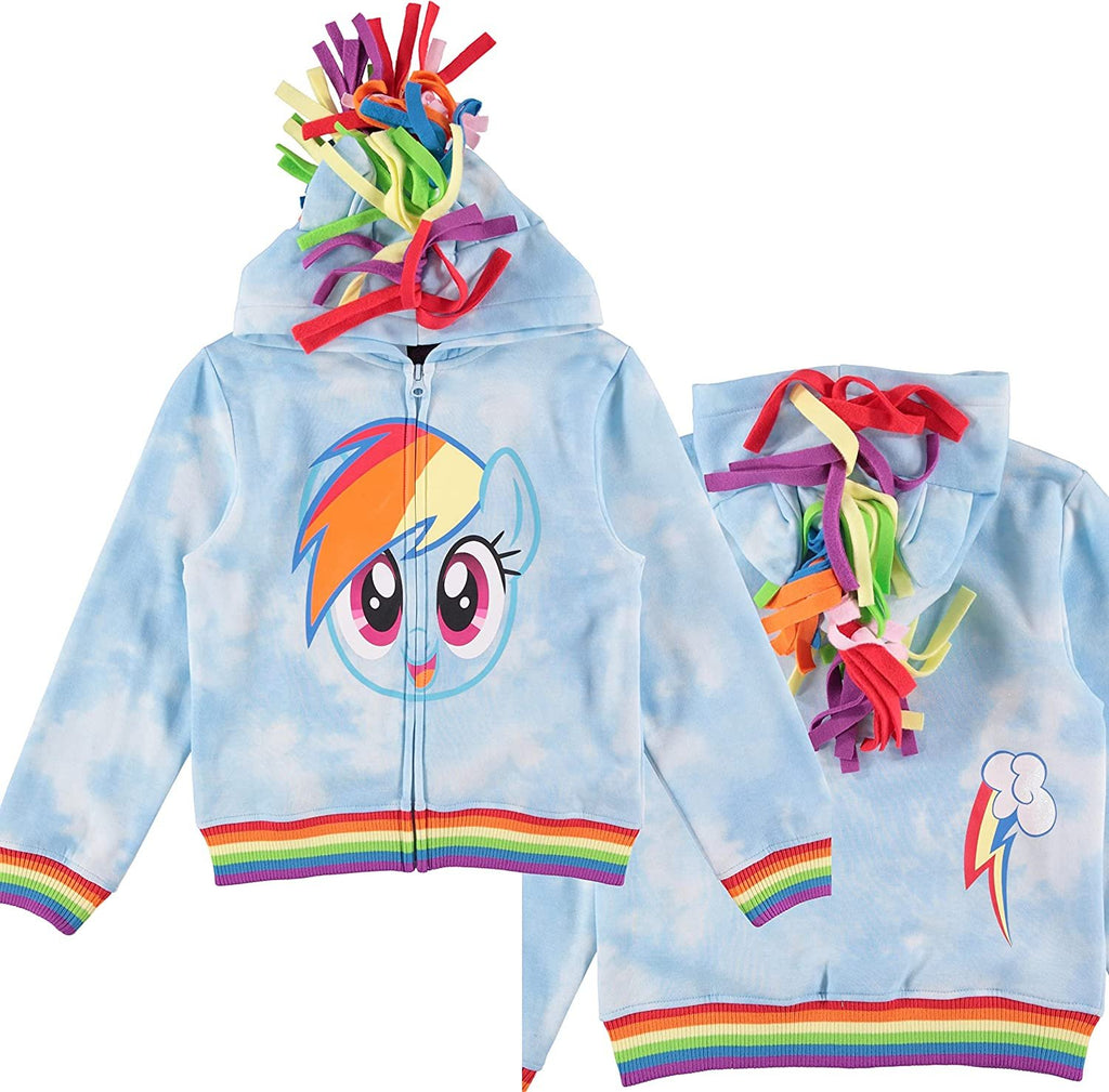 My Little Pony Magical Rainbow Dash Cosplay Hoodie for Girls - Super Soft & Fun for Playtime and Parties!