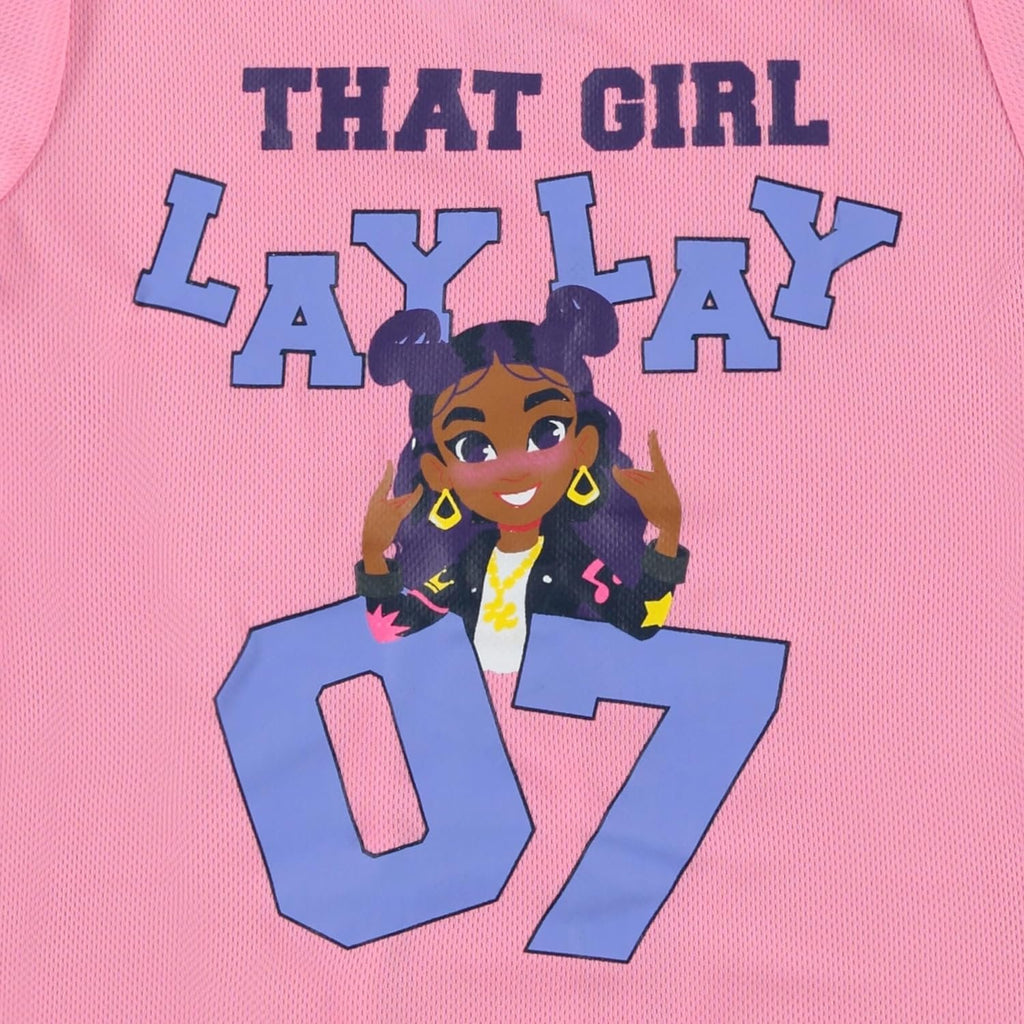 That Girl Lay Lay Baseball Jersey T-Shirt- Little and Big Girl Sizes 4-16