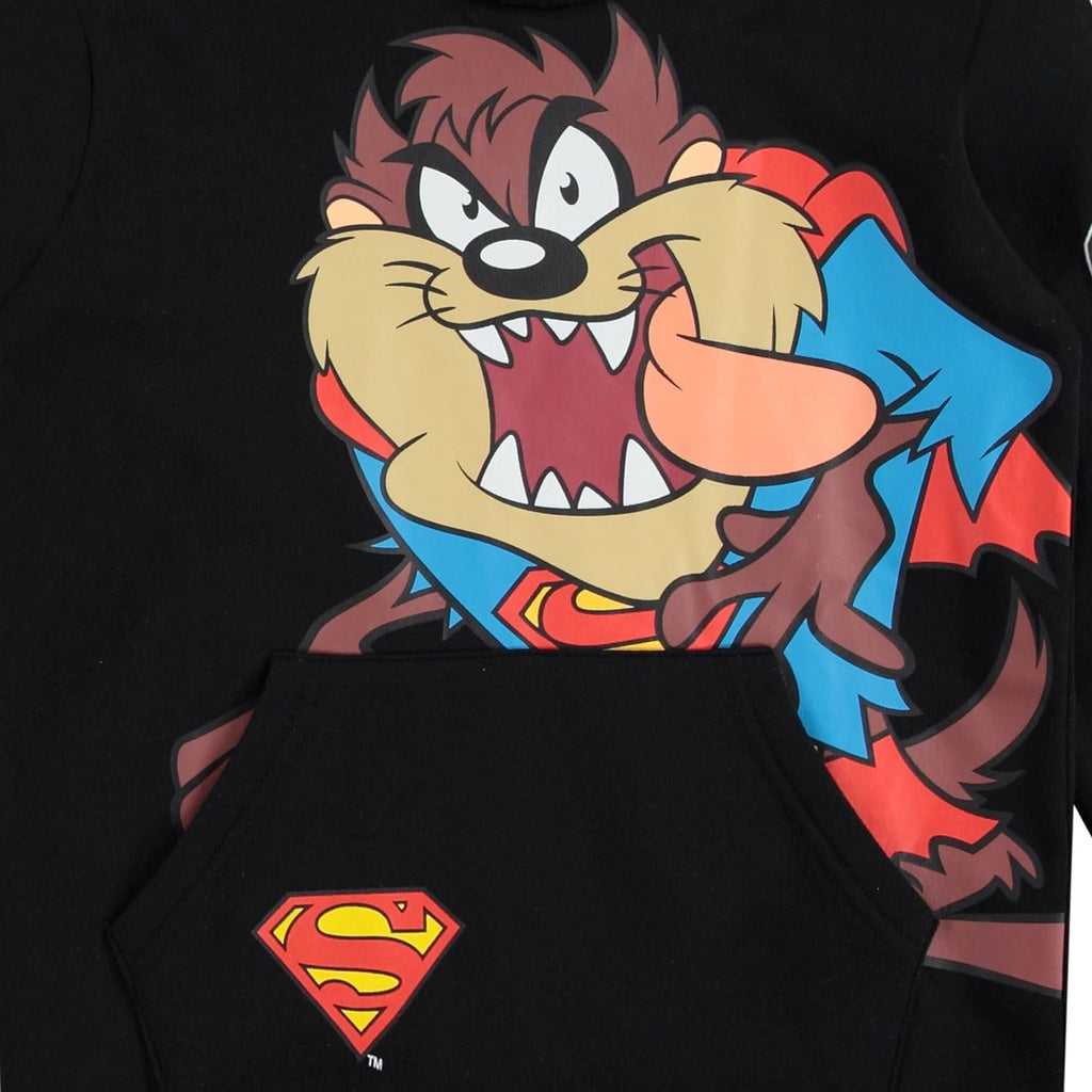 DC Comics Boys Pullover Hoodie and Jogger Sweatpants Set, Superman & Batman Sets for Little and Big Boys Sizes 4-20