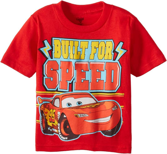 Disney Baby Boys' Toddler Cars Short Sleeve T-Shirt