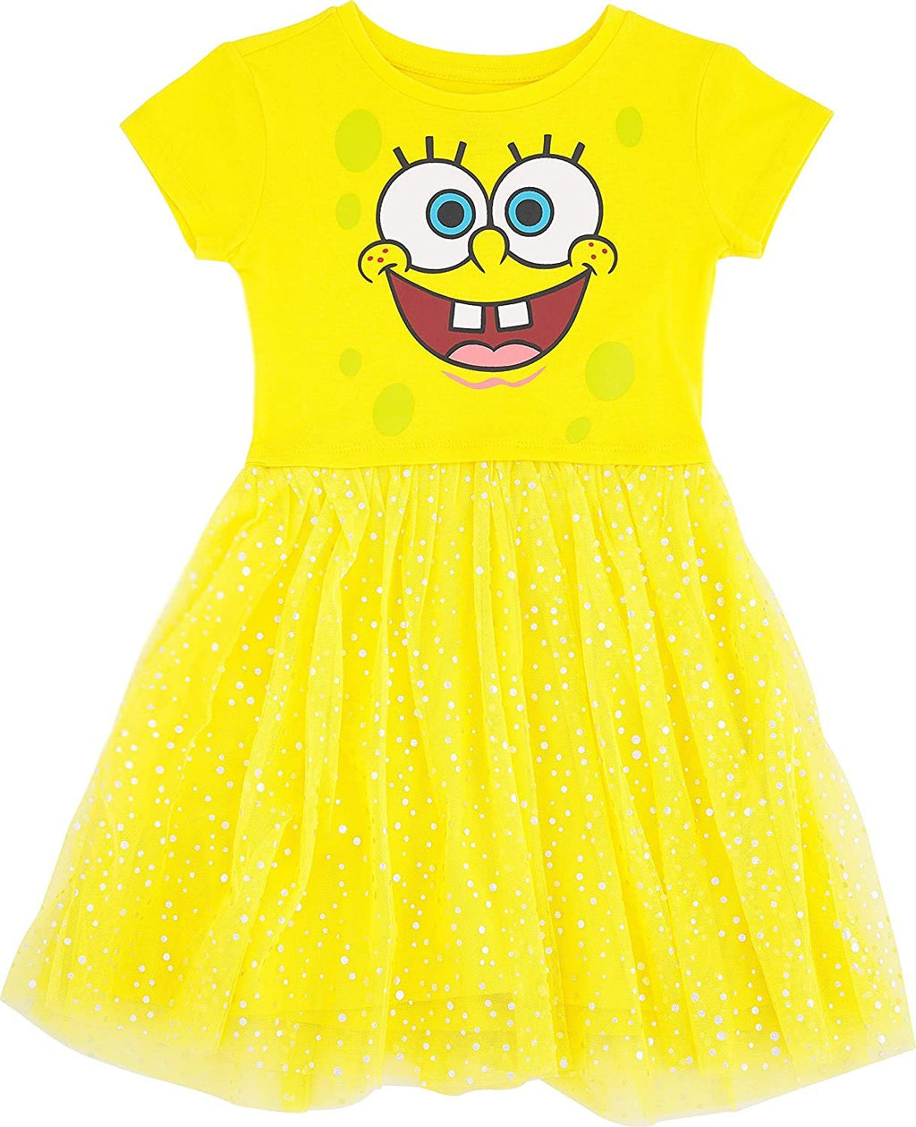 SpongeBob Square Pants Little Girls' Tulle Costume Dress