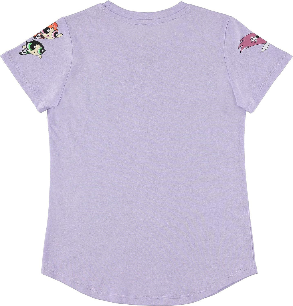FREEZE Girls Powerpuff Short Sleeve T-Shirt- Powerpuff Girls Tee Sizes 4-16