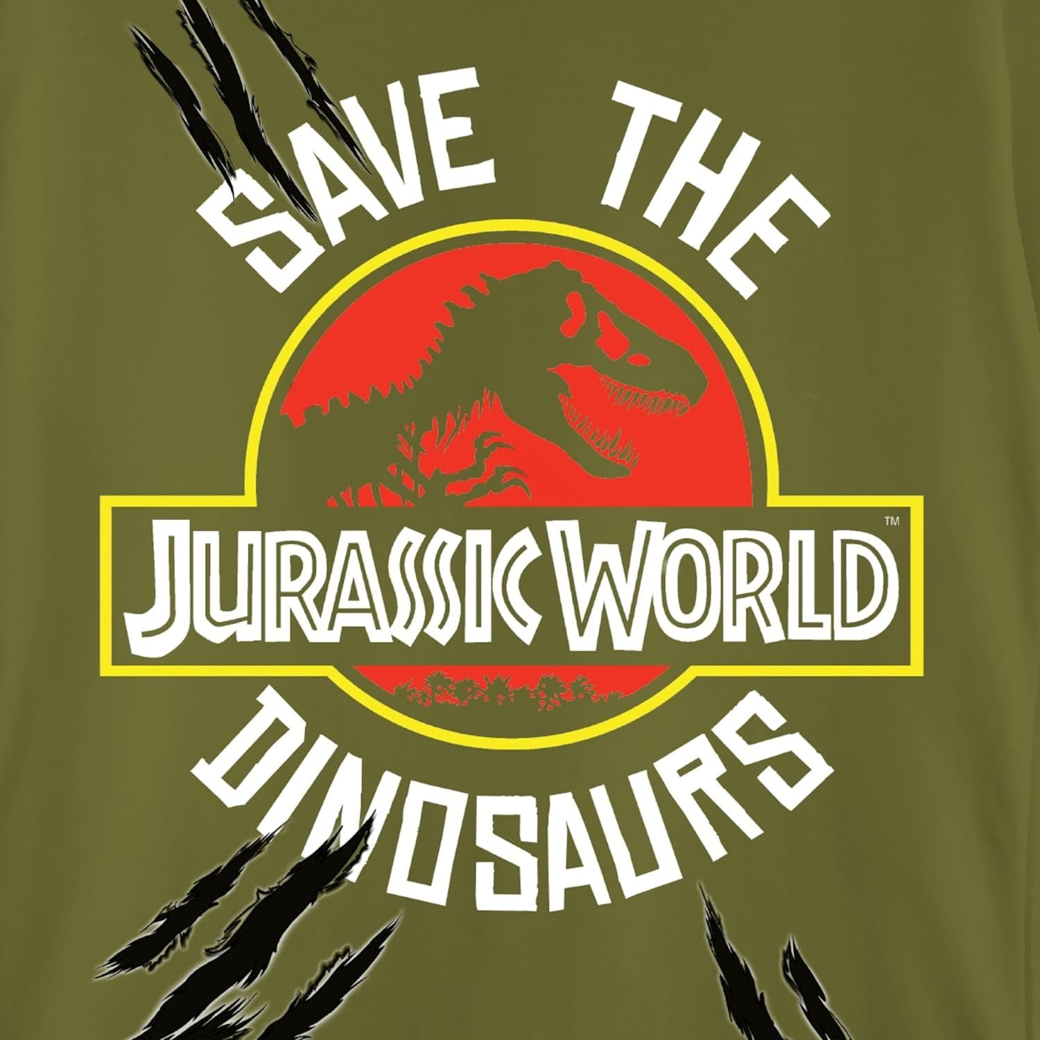 Jurassic Park Boys Jurassic World Long Sleeve Crewneck T-Shirt for Little and Big Boys Sizes 4-20