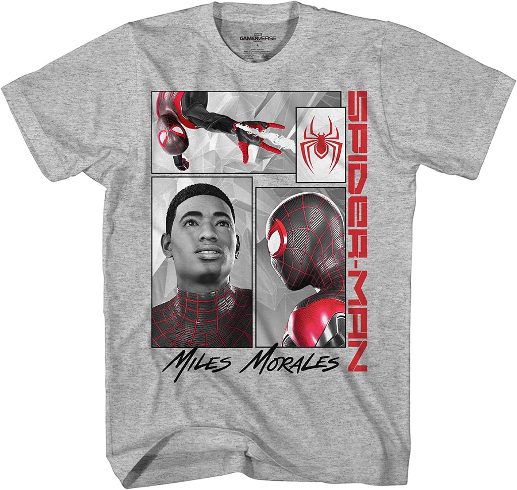 Marvel Spiderman Miles Morales Mens Short Sleeve T-Shirt