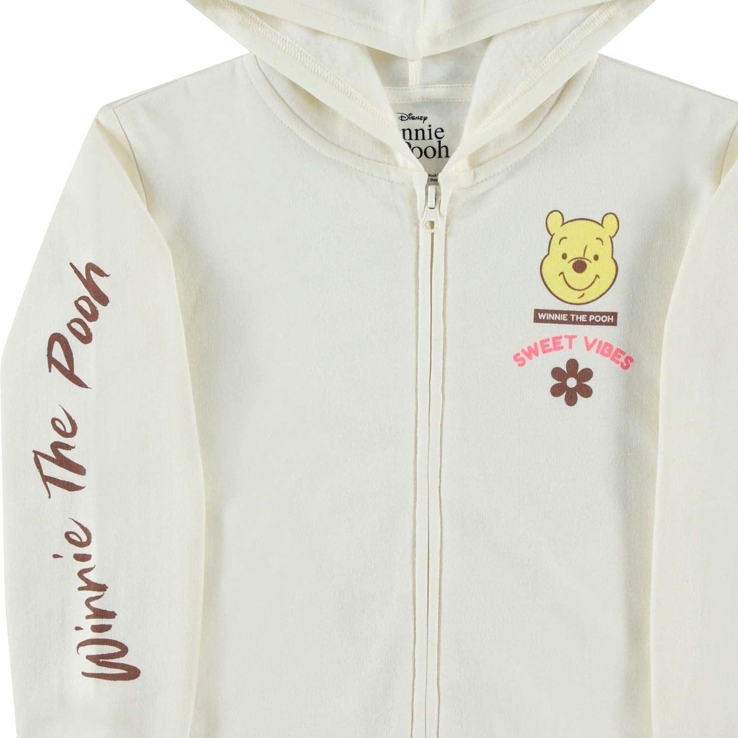 DISNEY Winnie the Pooh Girls Zip-Up Hoodie - Little and Big Girls Sizes 4-16