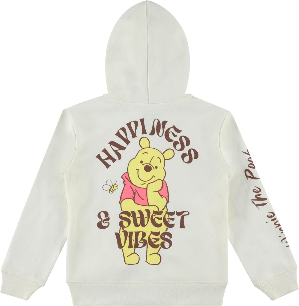 DISNEY Winnie the Pooh Girls Zip-Up Hoodie - Little and Big Girls Sizes 4-16