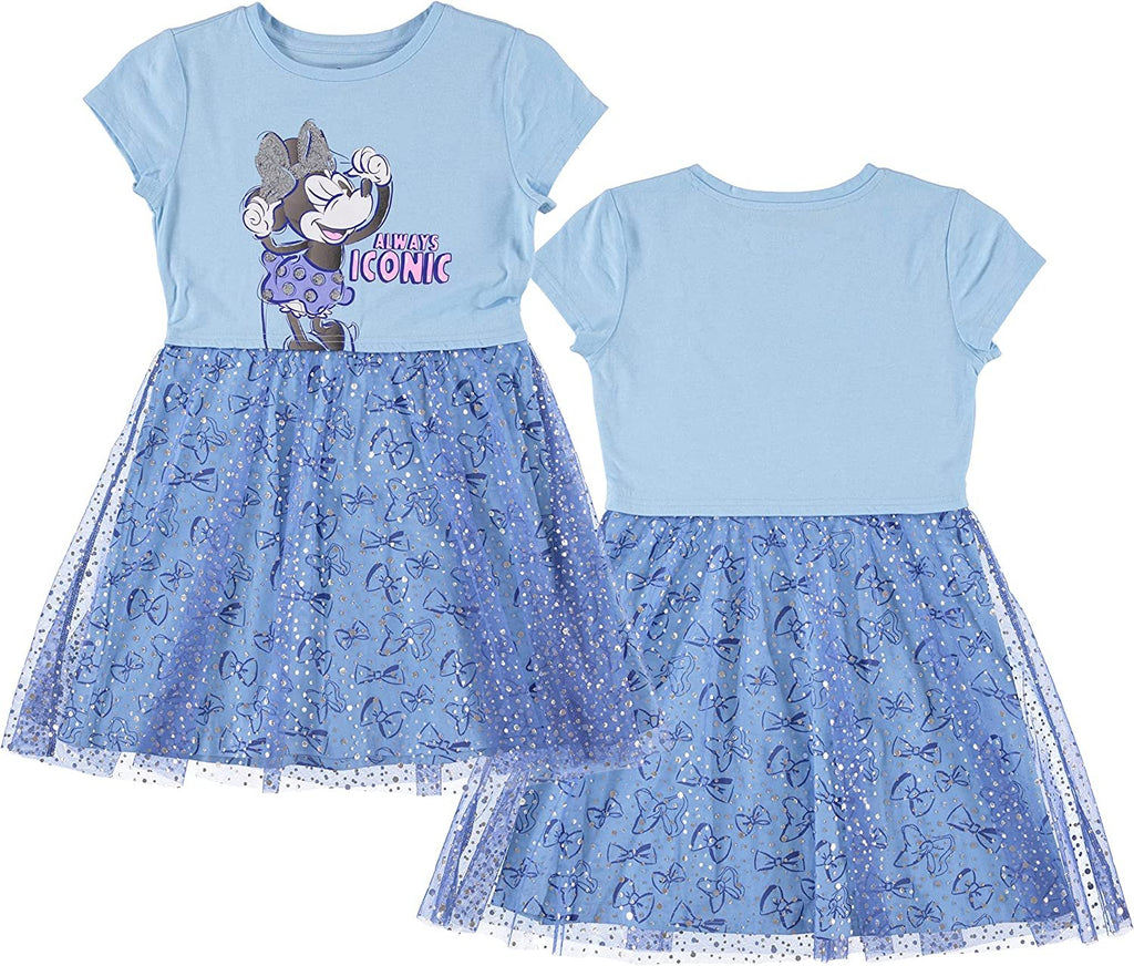 Disney Girls Red Minnie Mouse Dress- Minnie Mouse Tulle Tutu Dress- Sizes 4-16