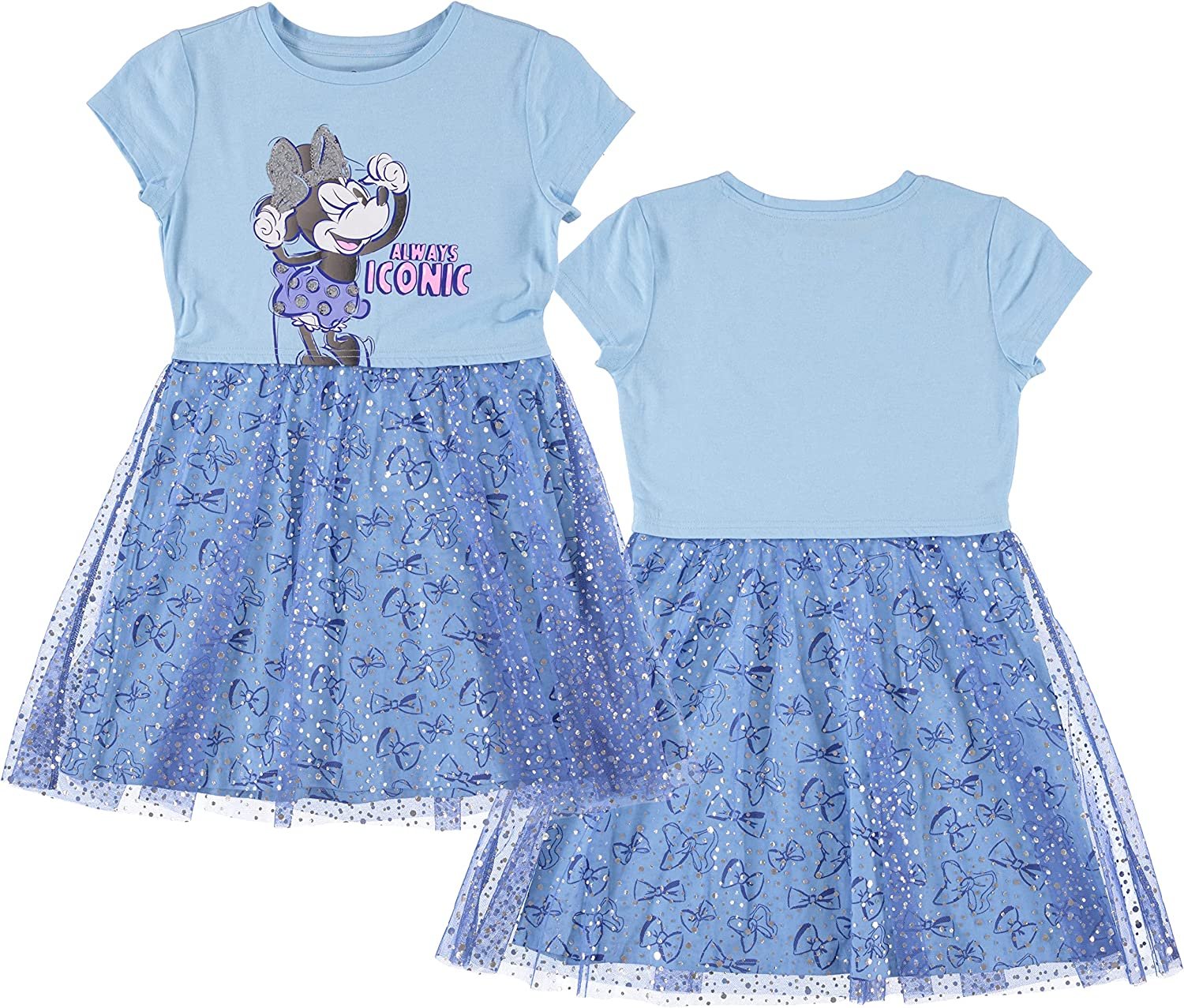 Disney Girls Red Minnie Mouse Dress- Minnie Mouse Tulle Tutu Dress- Sizes 4-16