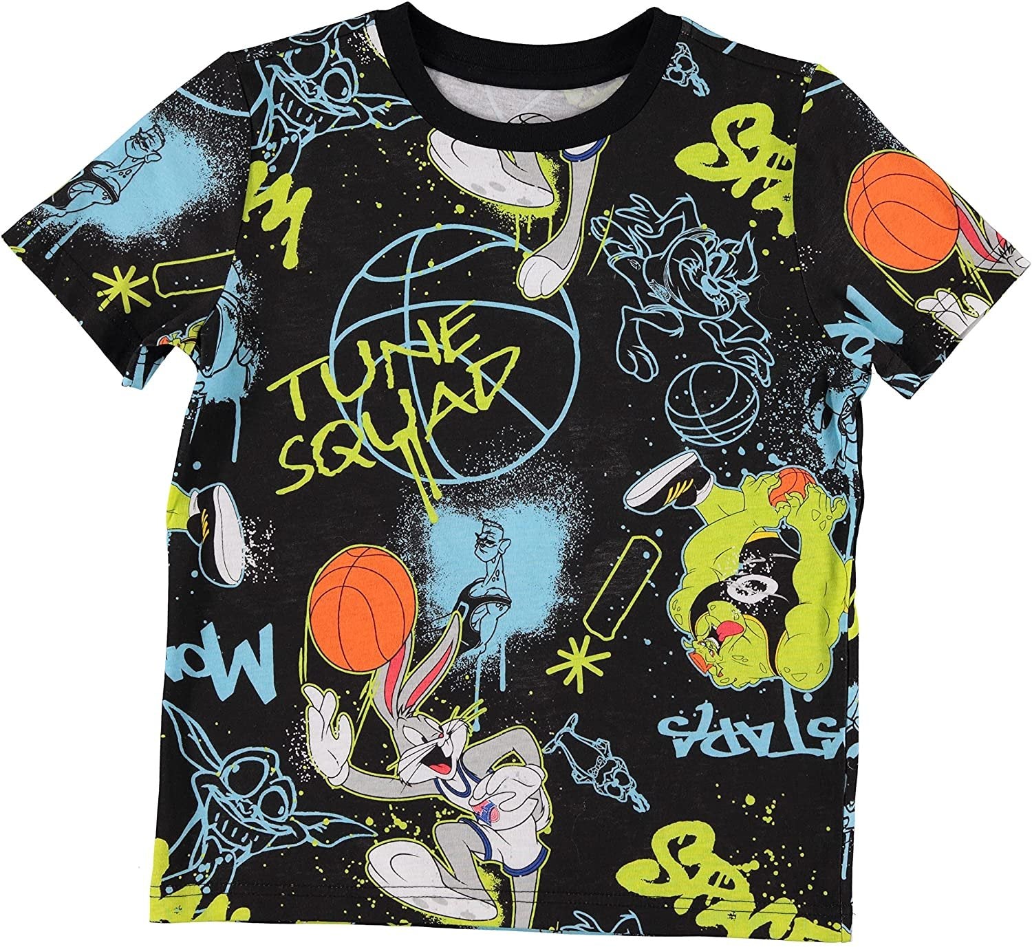 Boy's Space Jam Shorts and T-Shirt Set - Space Jam Boys Basketball Clothing set