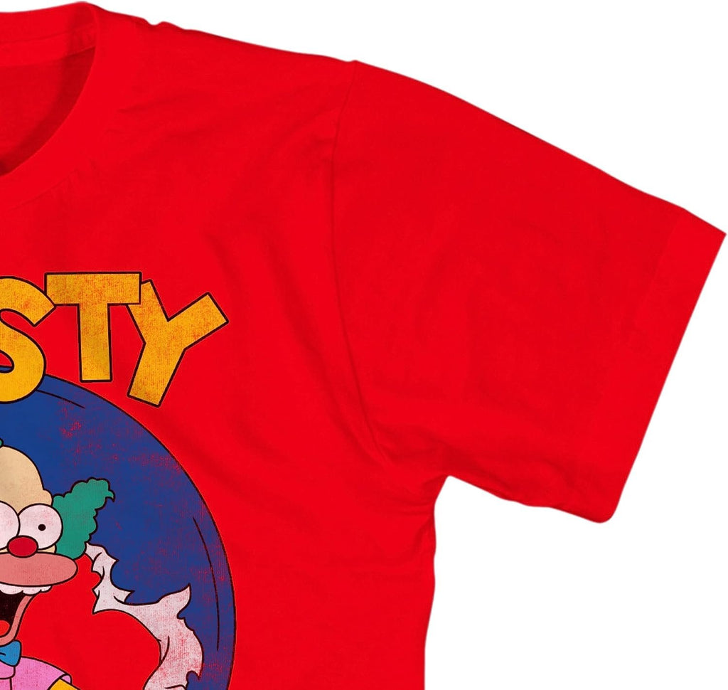 The Simpsons Mens Krusty The Clown T-Shirt Mens Short Sleeve Tee
