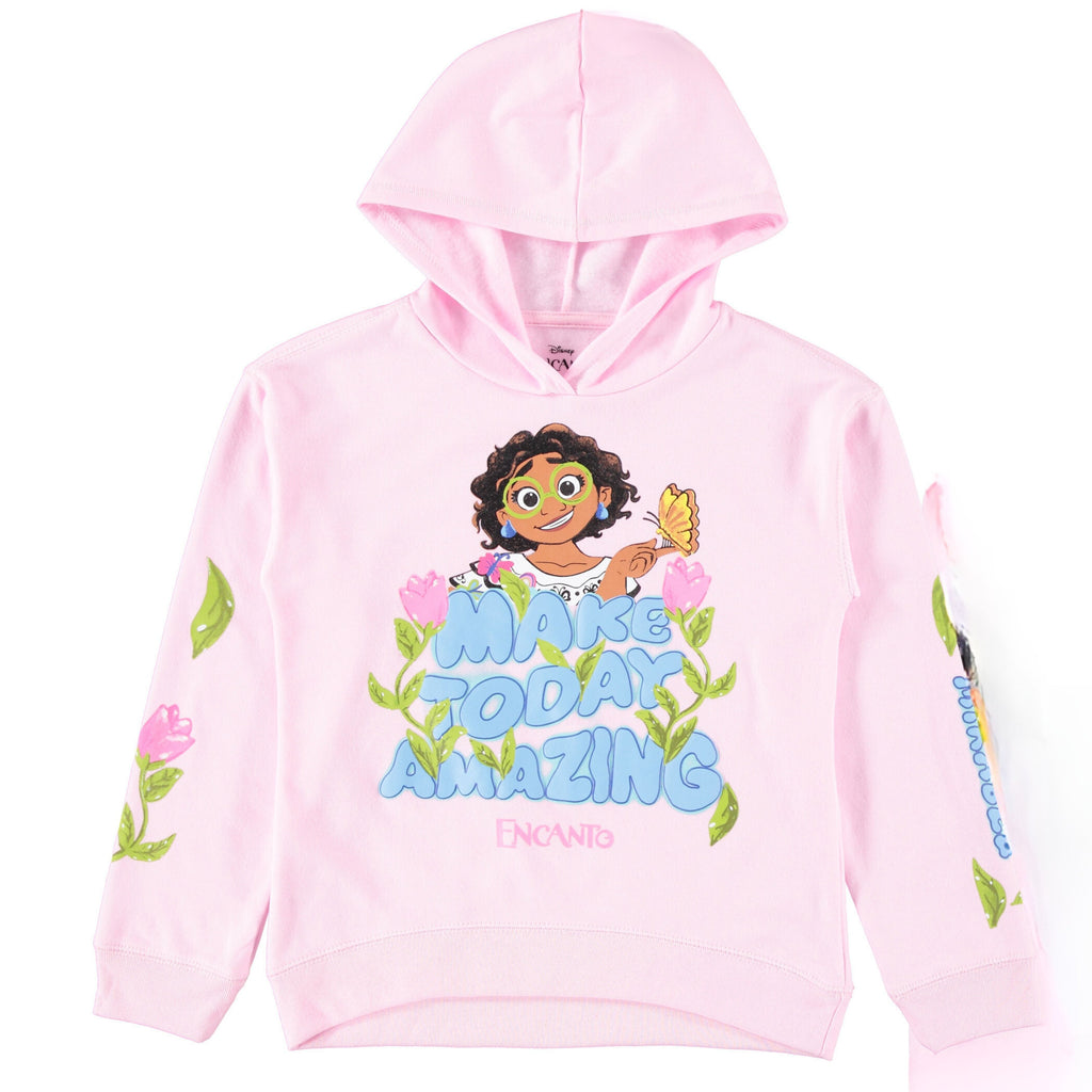 Disney Girls ENCANTO Hoodie and Jogger Clothing Set - Mirabel, Isabela and The Magic of Family 2 Piece Set Sizes 4-16