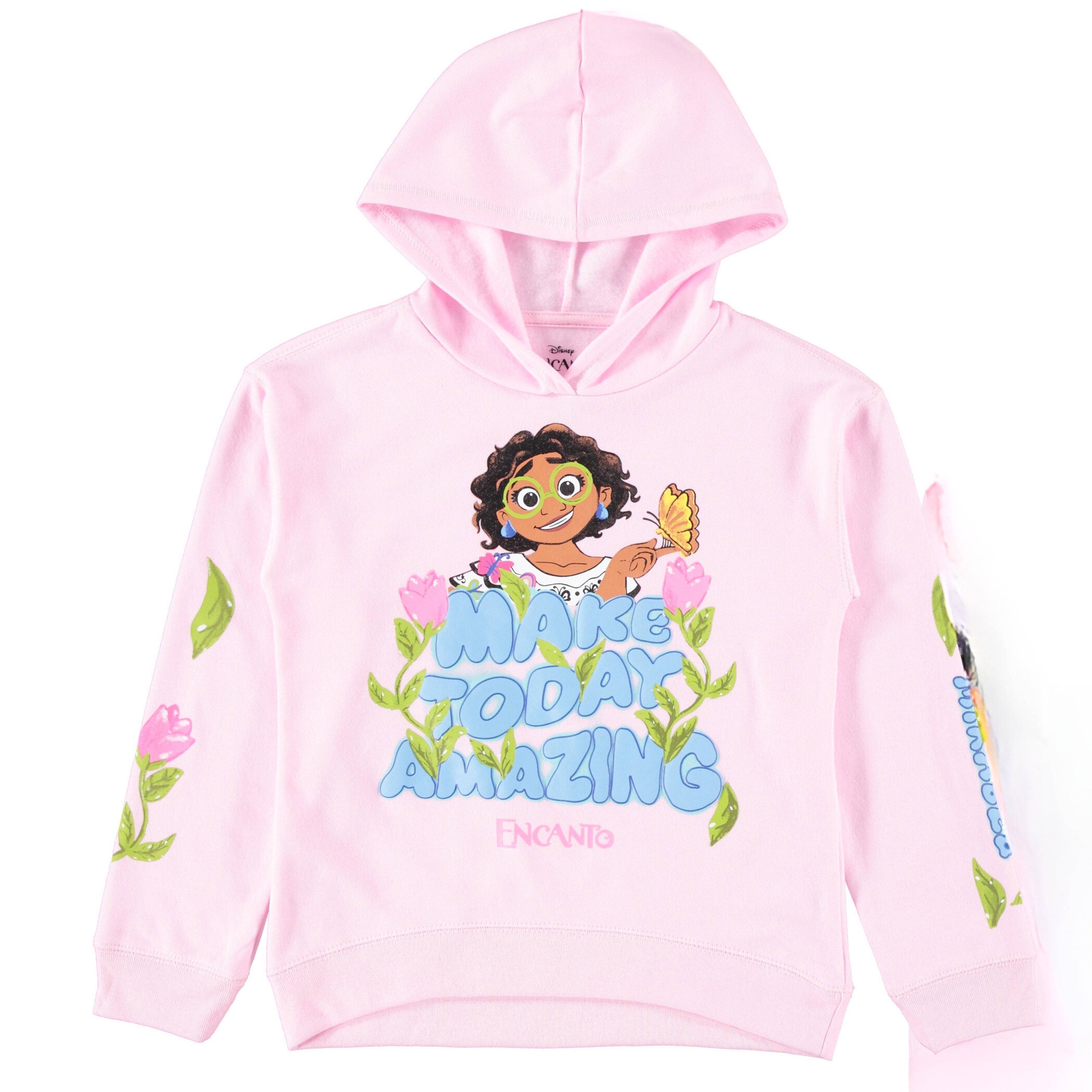 Disney Girls ENCANTO Hoodie and Jogger Clothing Set - Mirabel, Isabela and The Magic of Family 2 Piece Set Sizes 4-16