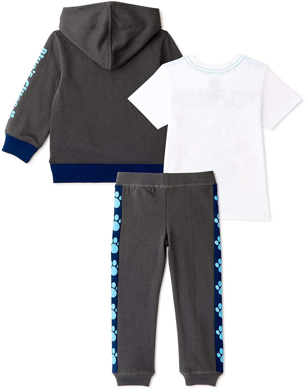 Nickelodeon Blue's Clues & You Hoodie, T-Shirt, & Jogger Sweatpant, 3-Piece Athleisure Outfit Bundle Set-Toddler Boy-Nick Jr