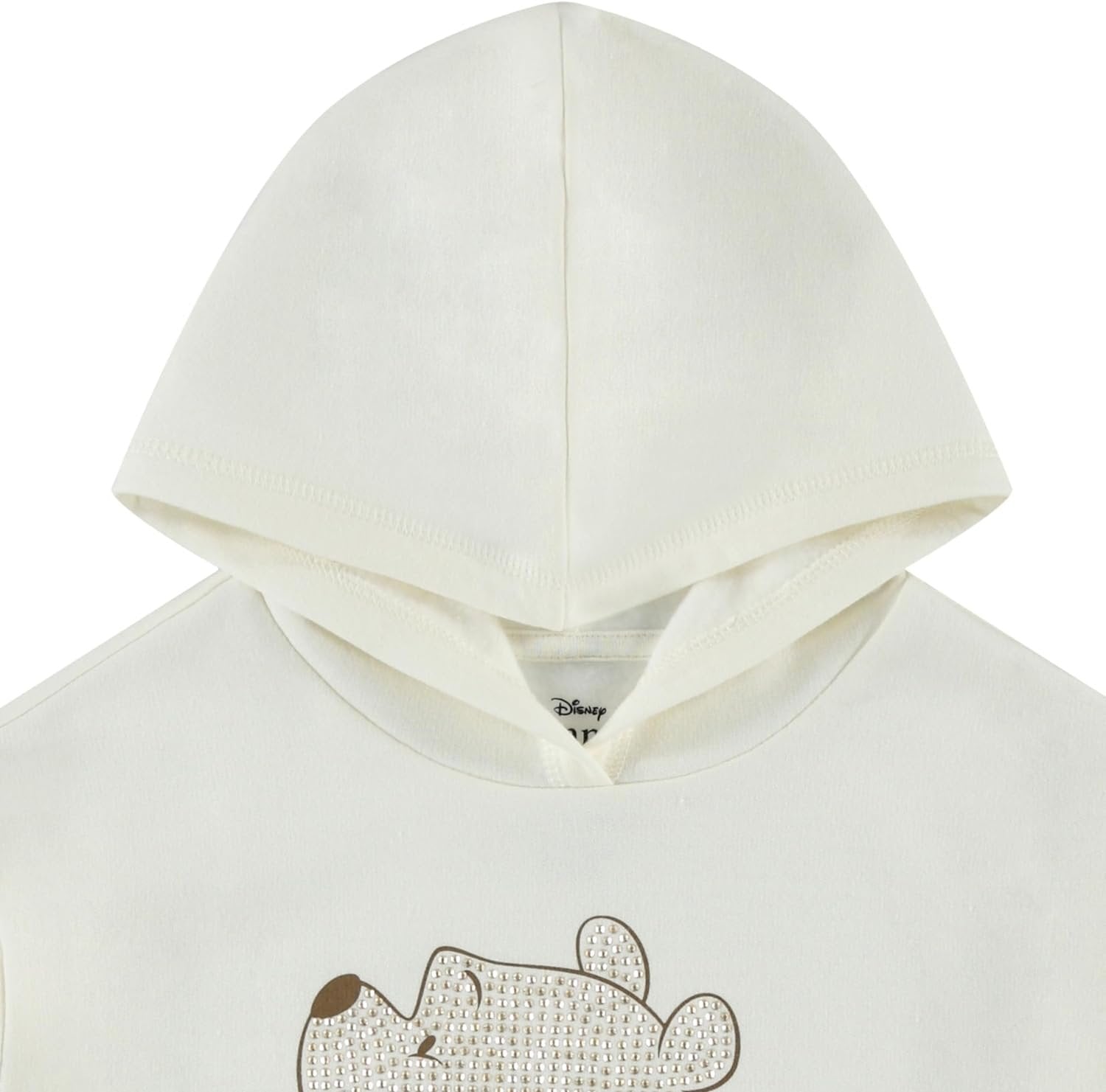 DISNEY Winnie the Pooh Girls Pullover Hoodie with Rhinestone Print - Little and Big Girls Sizes 4-16
