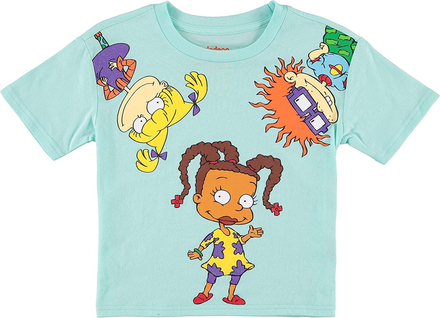 Nickelodeon Rugrats T-Shirt and Biker Shorts- Angelica, Tommy and Suzie T-Shirt Sizes 4-16