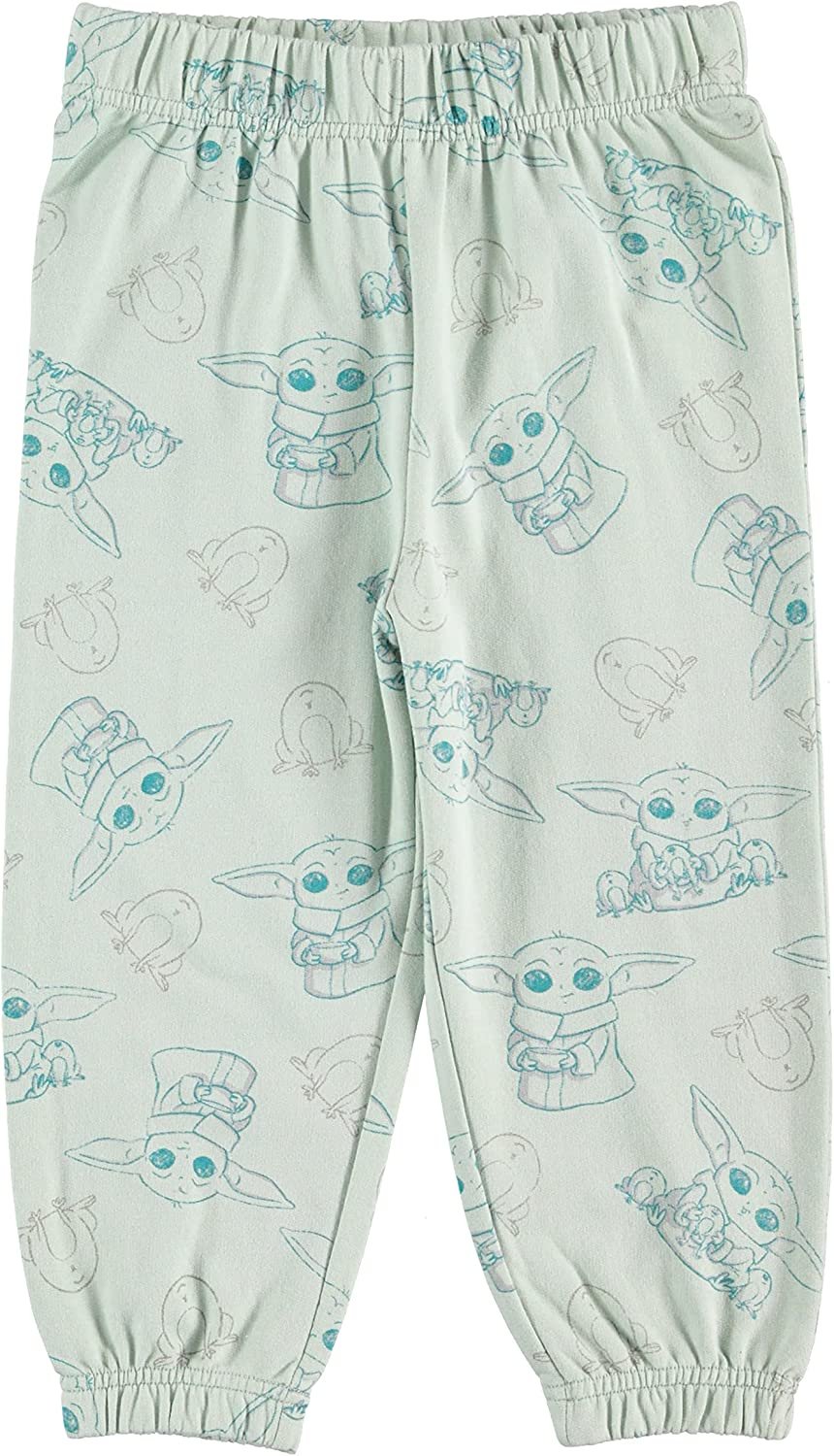 STAR WARS Toddler Boys' Baby Yoda Clothing Set Sweatshirt and Jogger Pants - Baby Yoda Clothing For Toddlers - Sizes 2T-5T