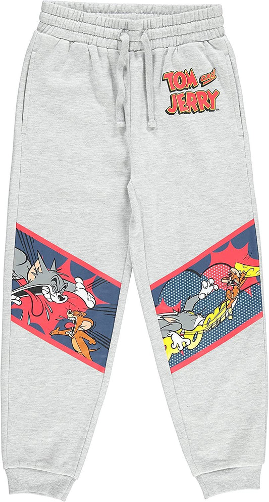 Tom and Jerry Boys Jogger Sweatpants -Sizes 4-20
