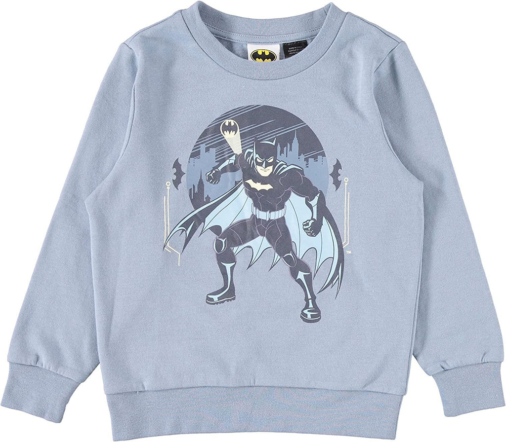 BATMAN Fleece Sweatshirt and Jogger Pants Set For Toddler boys - Sizes 2T-5T