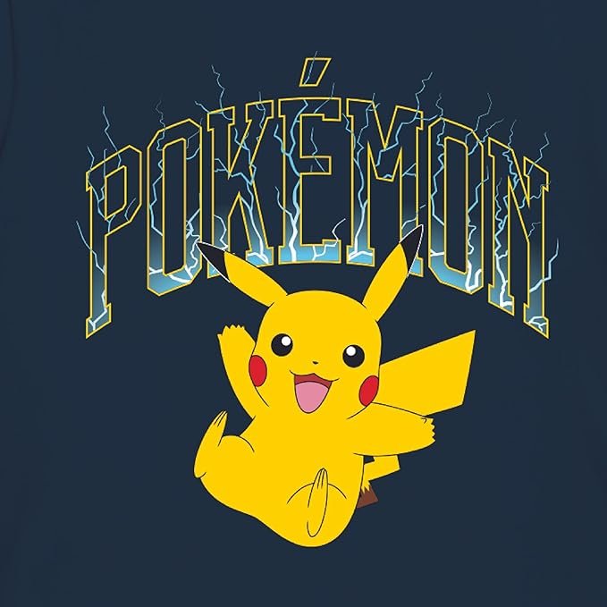 Pokemon Boys Charizard Pikachu Short Sleeve T-Shirt - Pokemon for Little and Big Boys Sizes XS-XXL