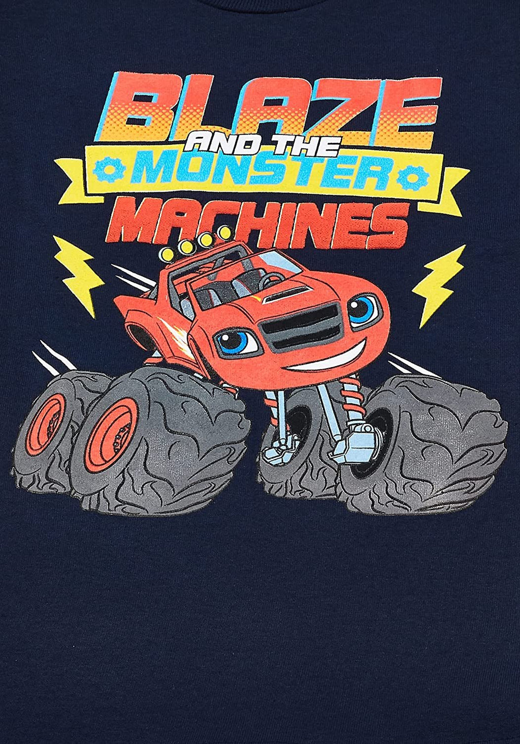 Nickelodeon Boys' Little Blaze & The Monster Machines Rev Up Short Sleeve Tee