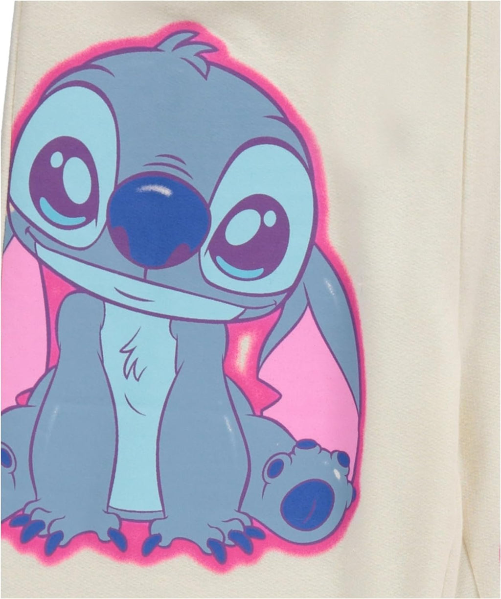 Disney Girls Lilo and Stitch Jogger Sweatpants with Minnie Mouse & Disney Princesses, Little and Big Girls Sizes 4-16