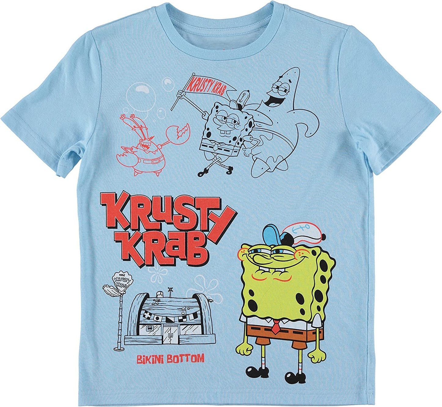 SpongeBob SquarePants Boy's T-Shirt and Shorts Bundle