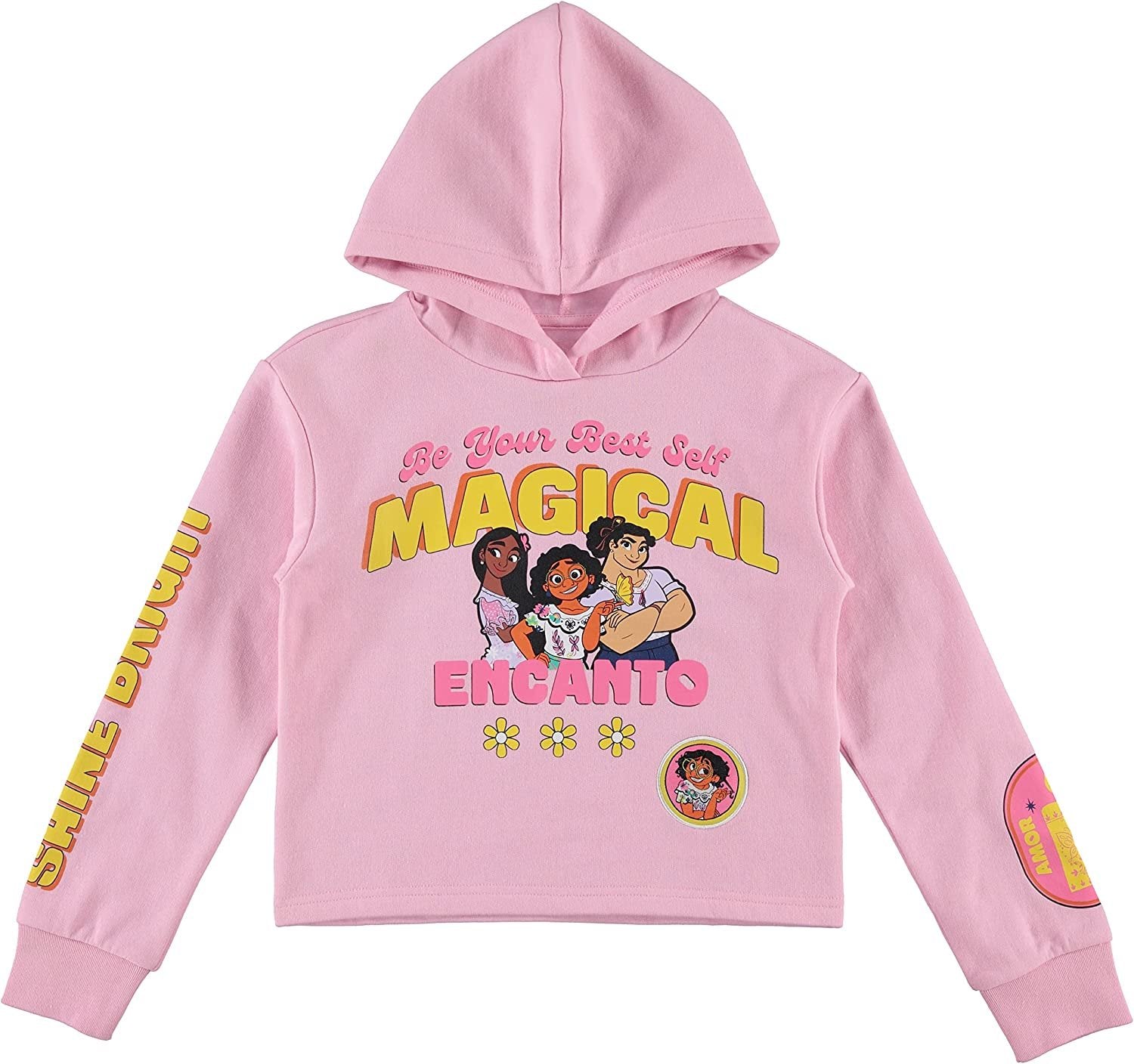 Disney Girls ENCANTO Hoodie and Jogger Clothing Set - Mirabel, Isabela and The Magic of Family 2 Piece Set Sizes 4-16