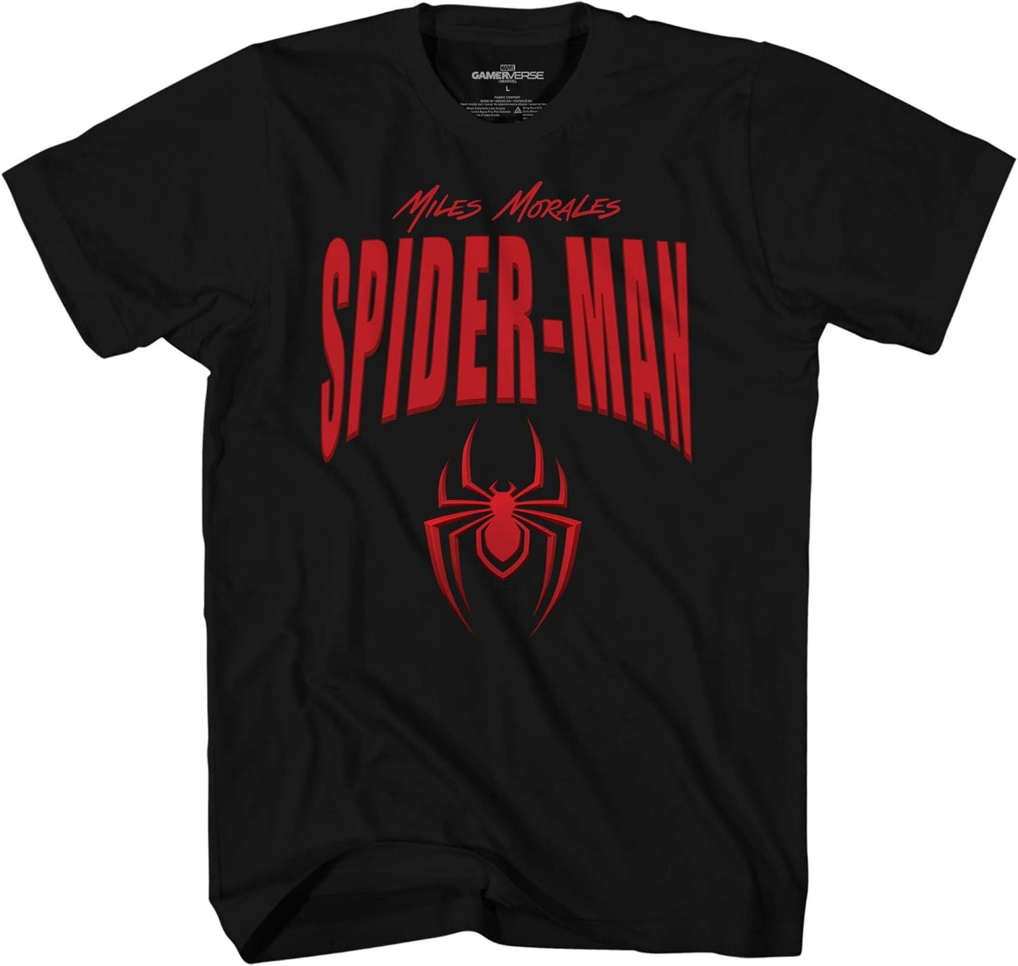 Marvel Spiderman Miles Morales Mens Short Sleeve T-Shirt