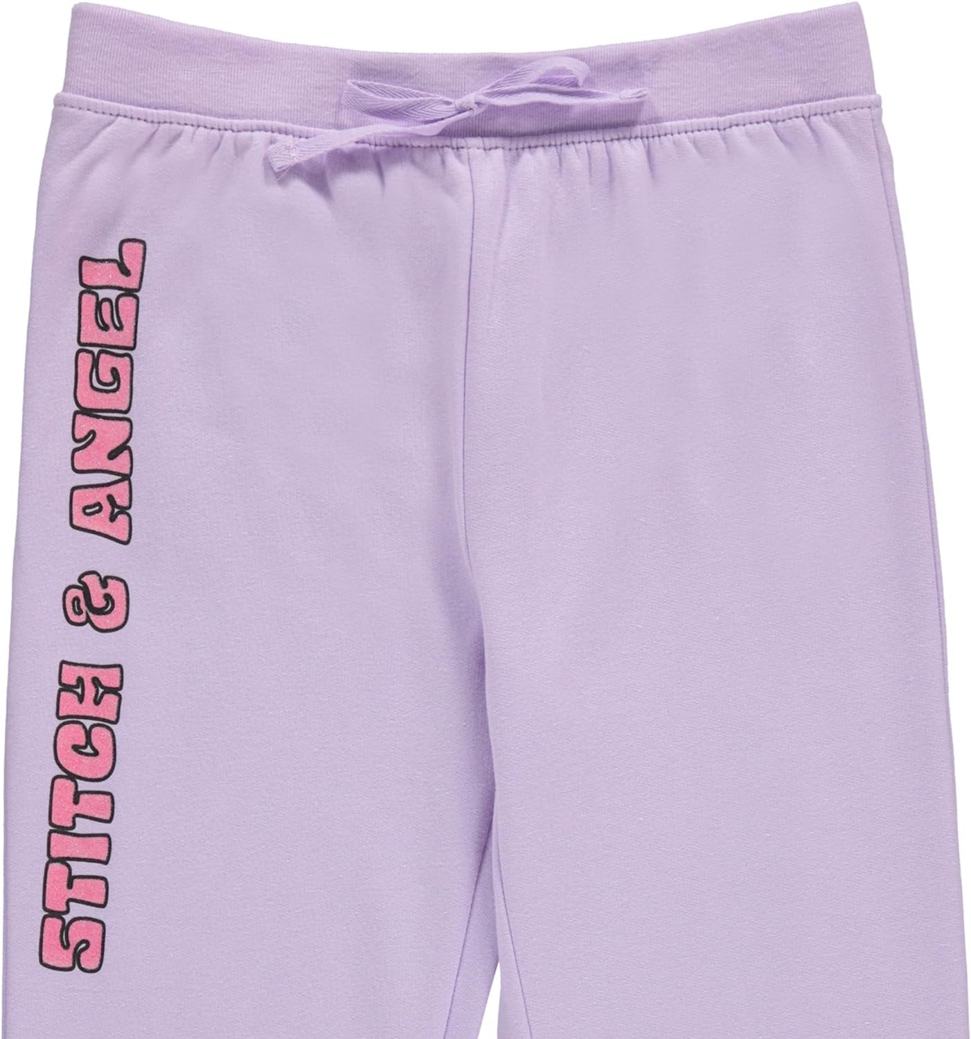 Disney Girls Lilo and Stitch Jogger Sweatpants with Minnie Mouse & Disney Princesses, Little and Big Girls Sizes 4-16