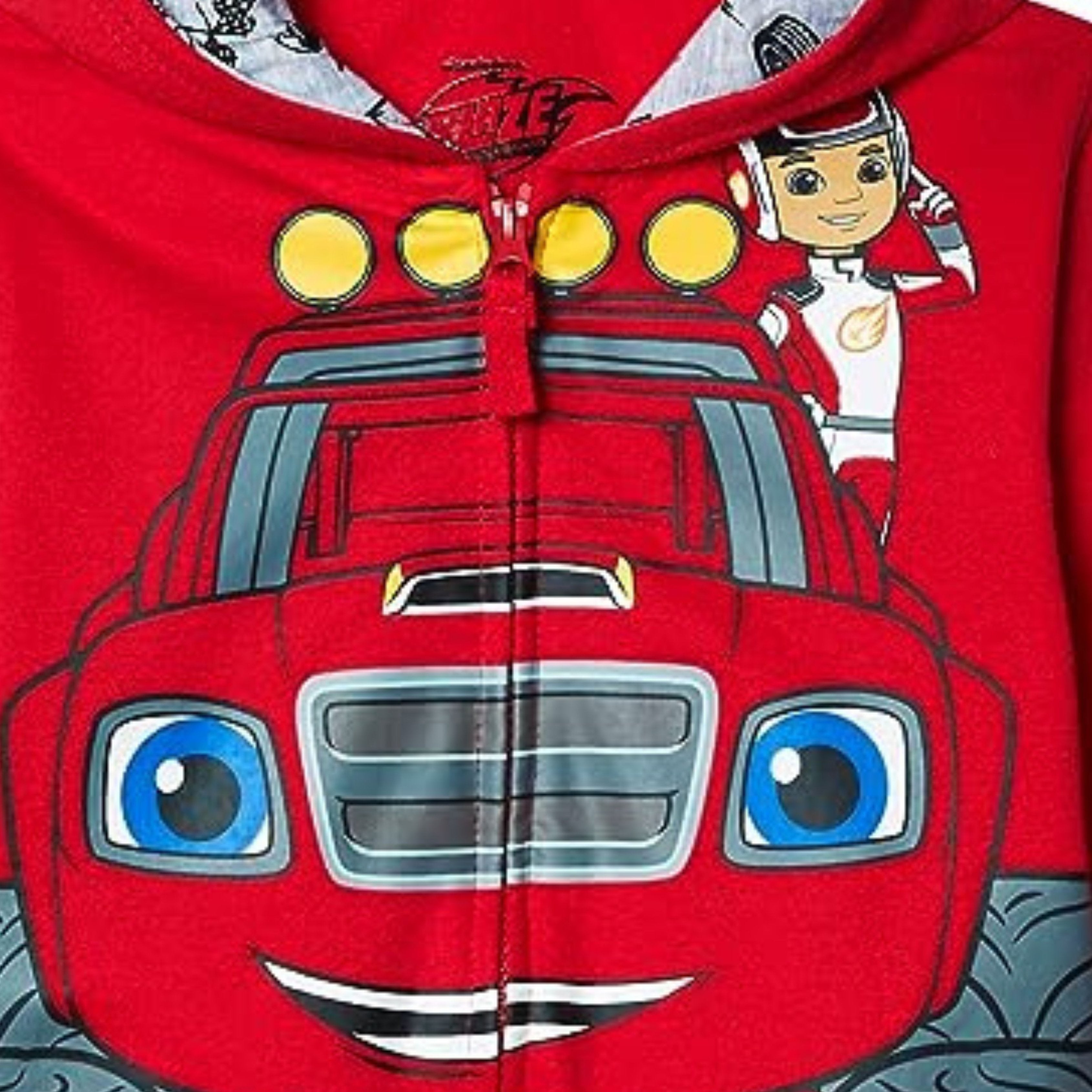 Nickelodeon Boys' Toddler Monster Machines Lets Blaze Hoodie