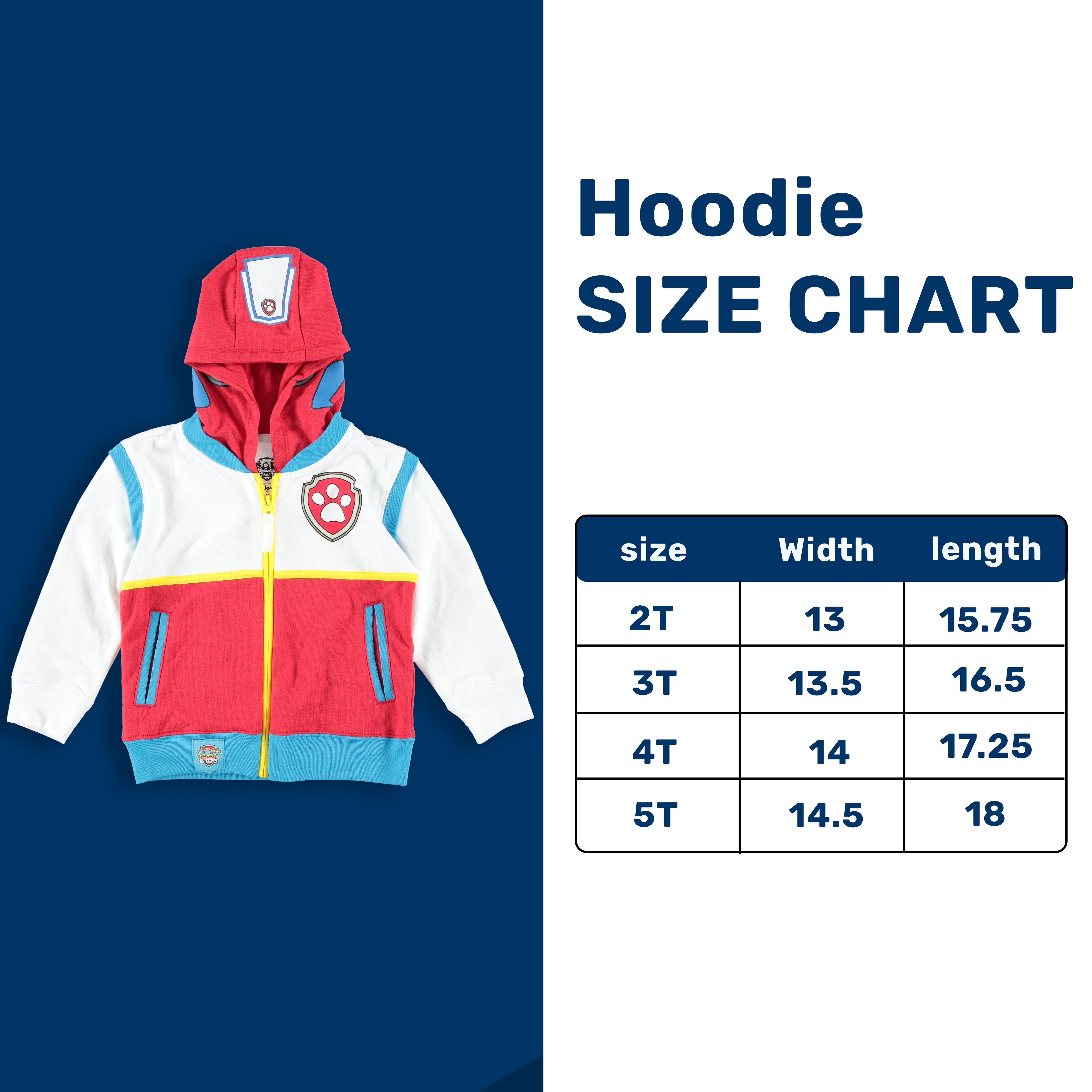 FREEZE Paw Patrol Boy's Toddler Hoodie and Jogger Pants- Ryder Paw Patrol Set 2 PACK Clothing Set