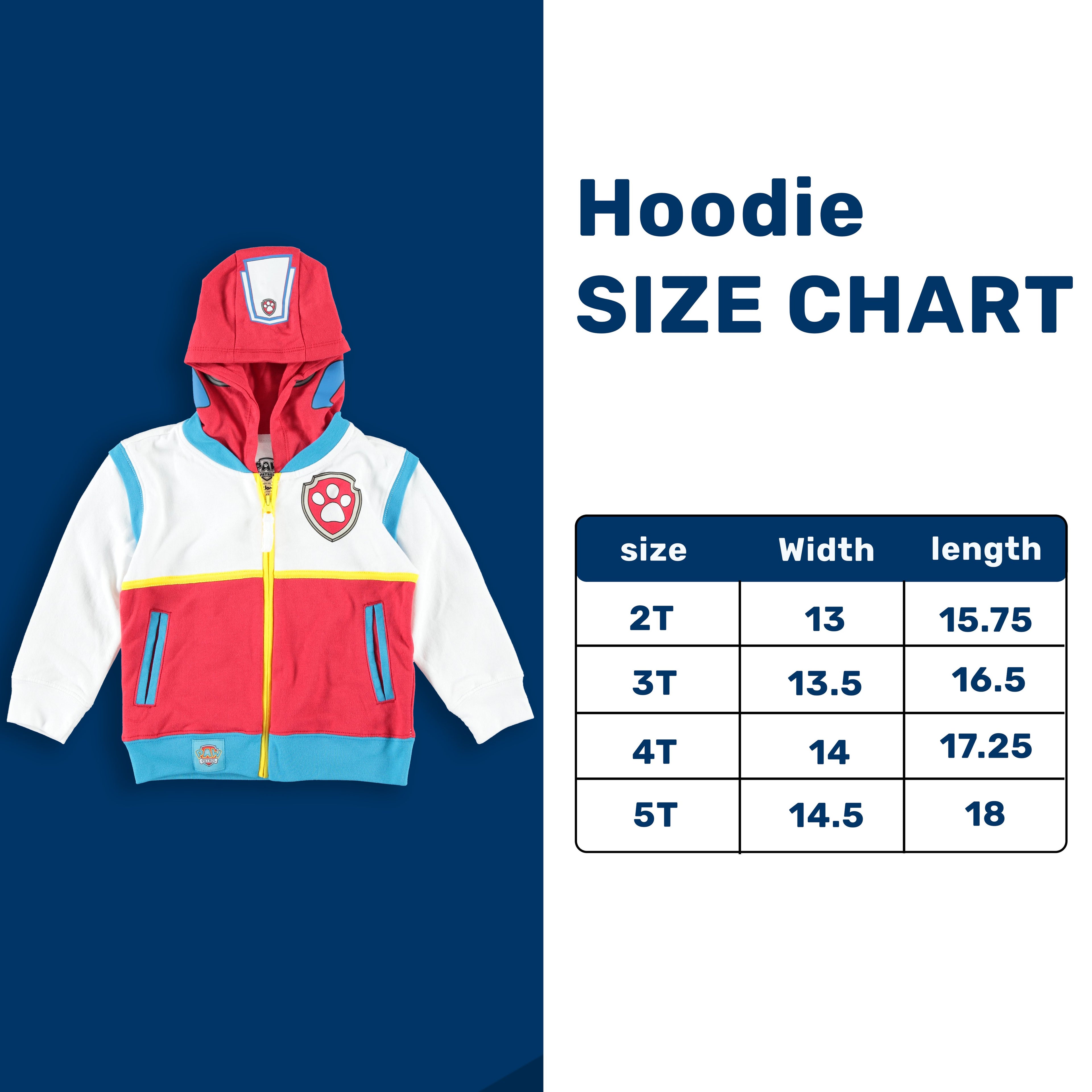 FREEZE Paw Patrol Boy's Toddler Hoodie and Jogger Pants- Ryder Paw Patrol Set 2 PACK Clothing Set