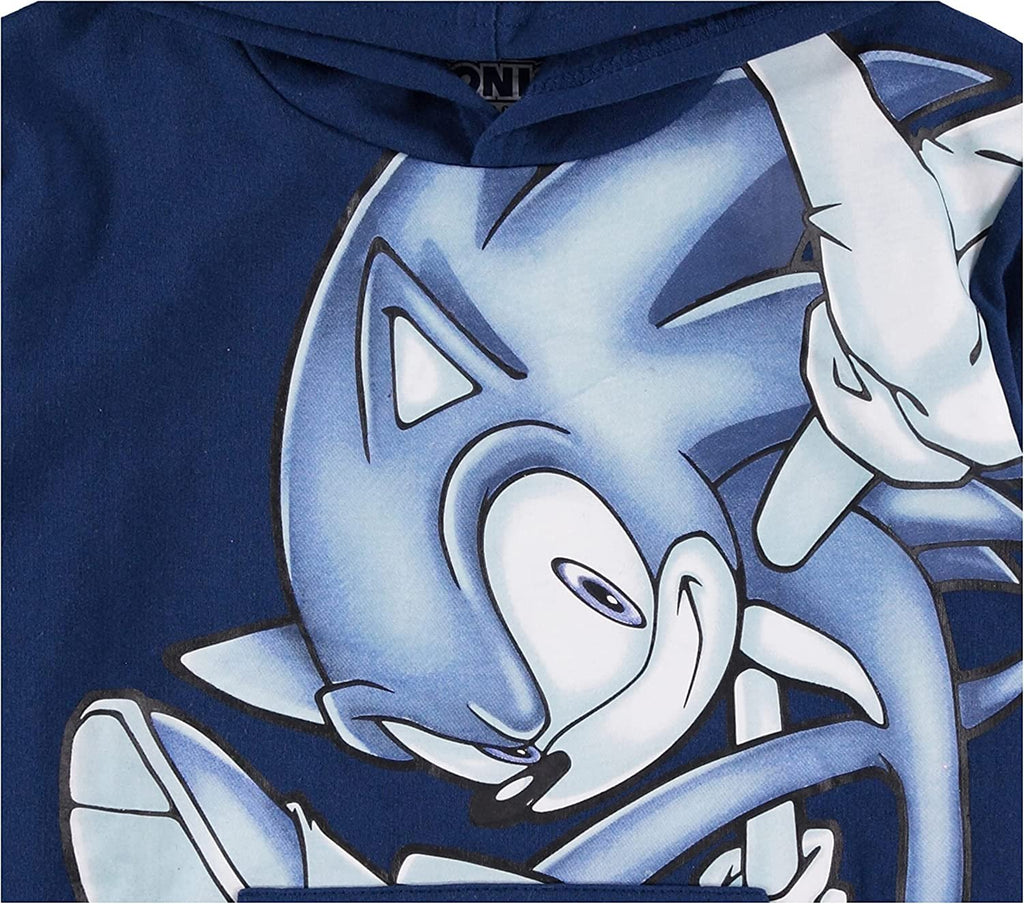 Freeze Boys' Sonic & Tails Hoodie - Navy, Sizes 4-20, Sonic the Hedgehog Pullover