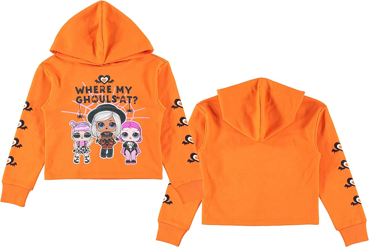 L.O.L. Surprise! Girls Halloween Hoodie- Diva & Kitty Queen Sizes 4-16