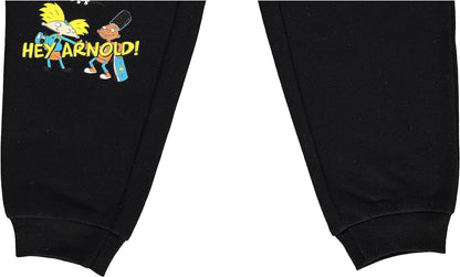 Nickelodeon Boys Jogger Sweatpants - Rugrats, Ren and Stimpy, Hey Arnold and Rocko's Modern Life - Sizes 4-20