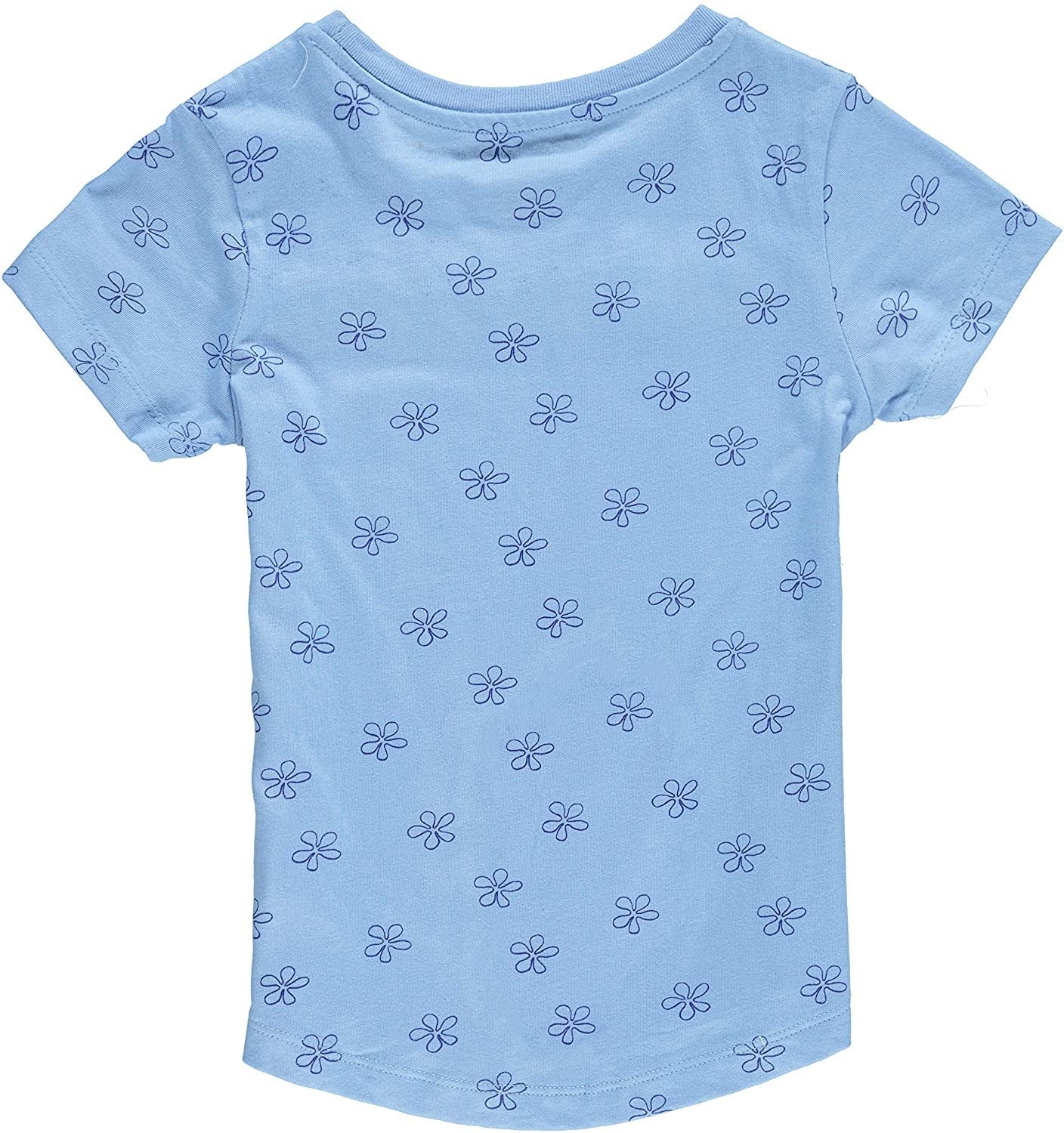 SpongeBob SquarePants Girls T-Shirt - Spongebob & Patrick Front & Back Tee - Sizes 4-16