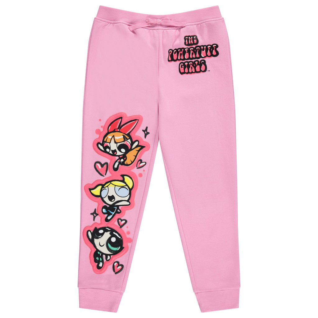 POWERPUFF GIRLS Pullover Hoodie and Jogger Sweatpants Clothing Set- Little and Big Girls Sizes 4-16