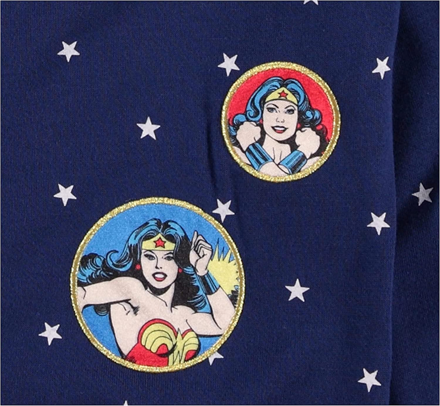 Mighty Fine Girls Wonder Woman Hoodie - Wonder Woman Cosplay Zip-Up Hoodie Sizes 4-16