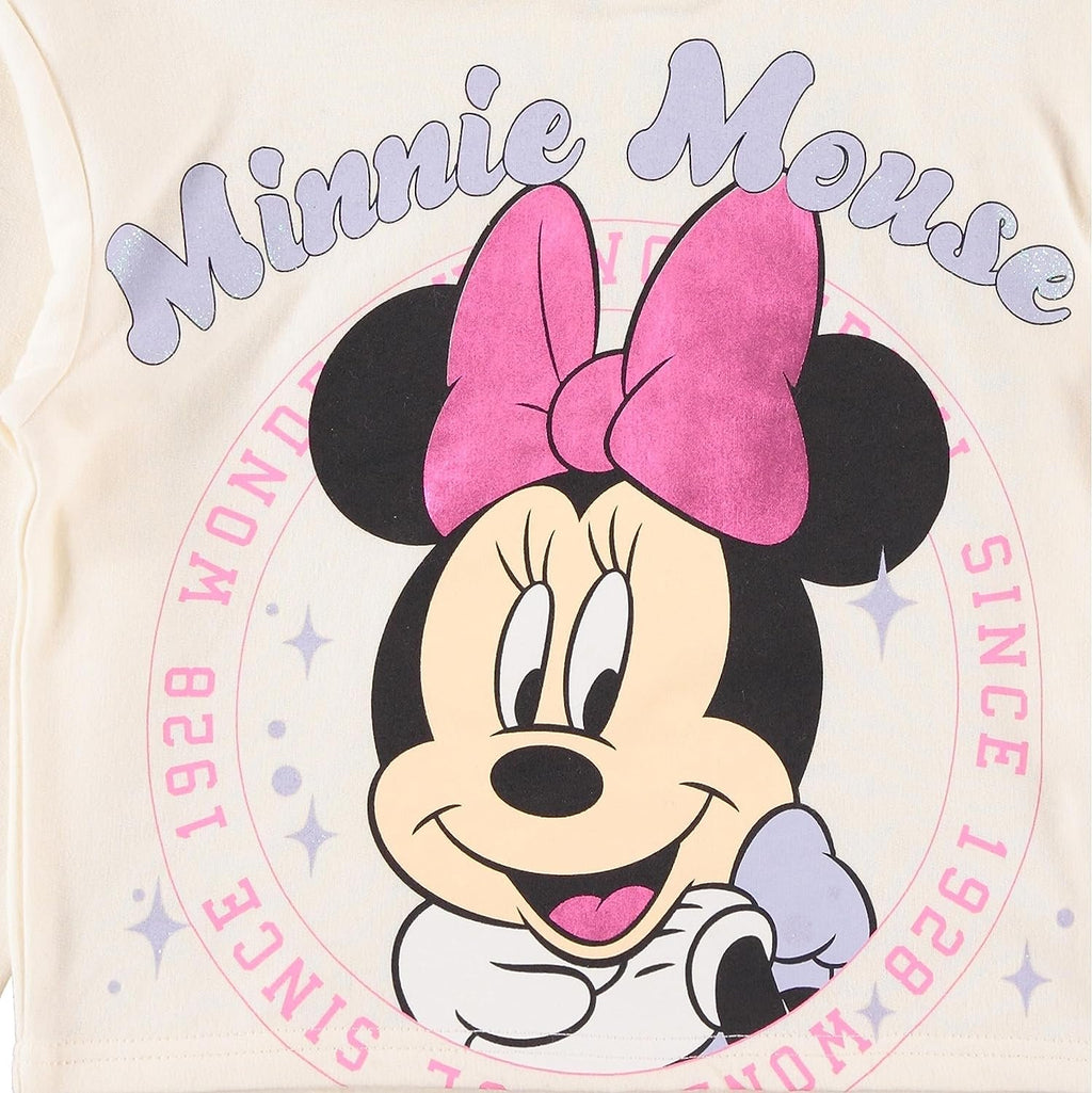 Minnie Mouse Girls Hoodie - Minnie Mouse Skimmer Pullover Hoodie- Sizes 4-16