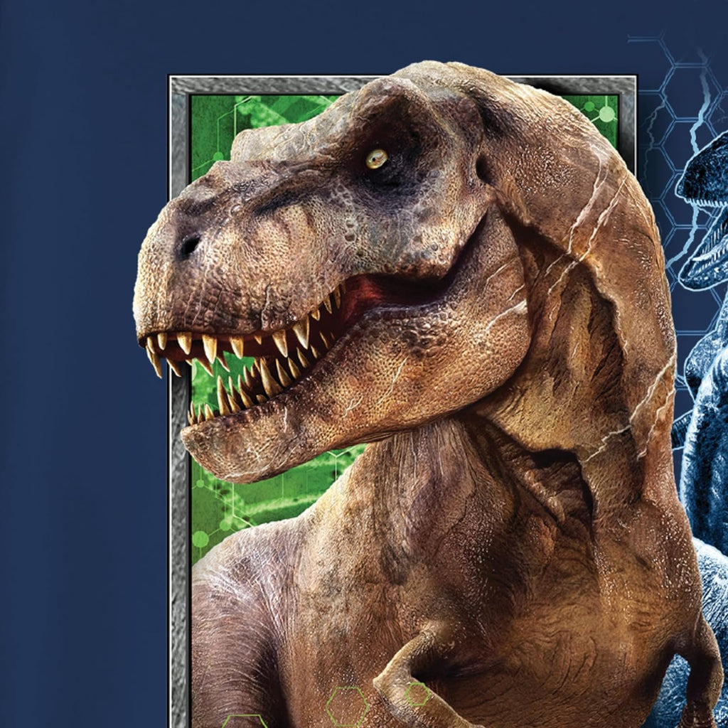 Jurassic Park Boys Jurassic World Long Sleeve Crewneck T-Shirt for Little and Big Boys Sizes 4-20