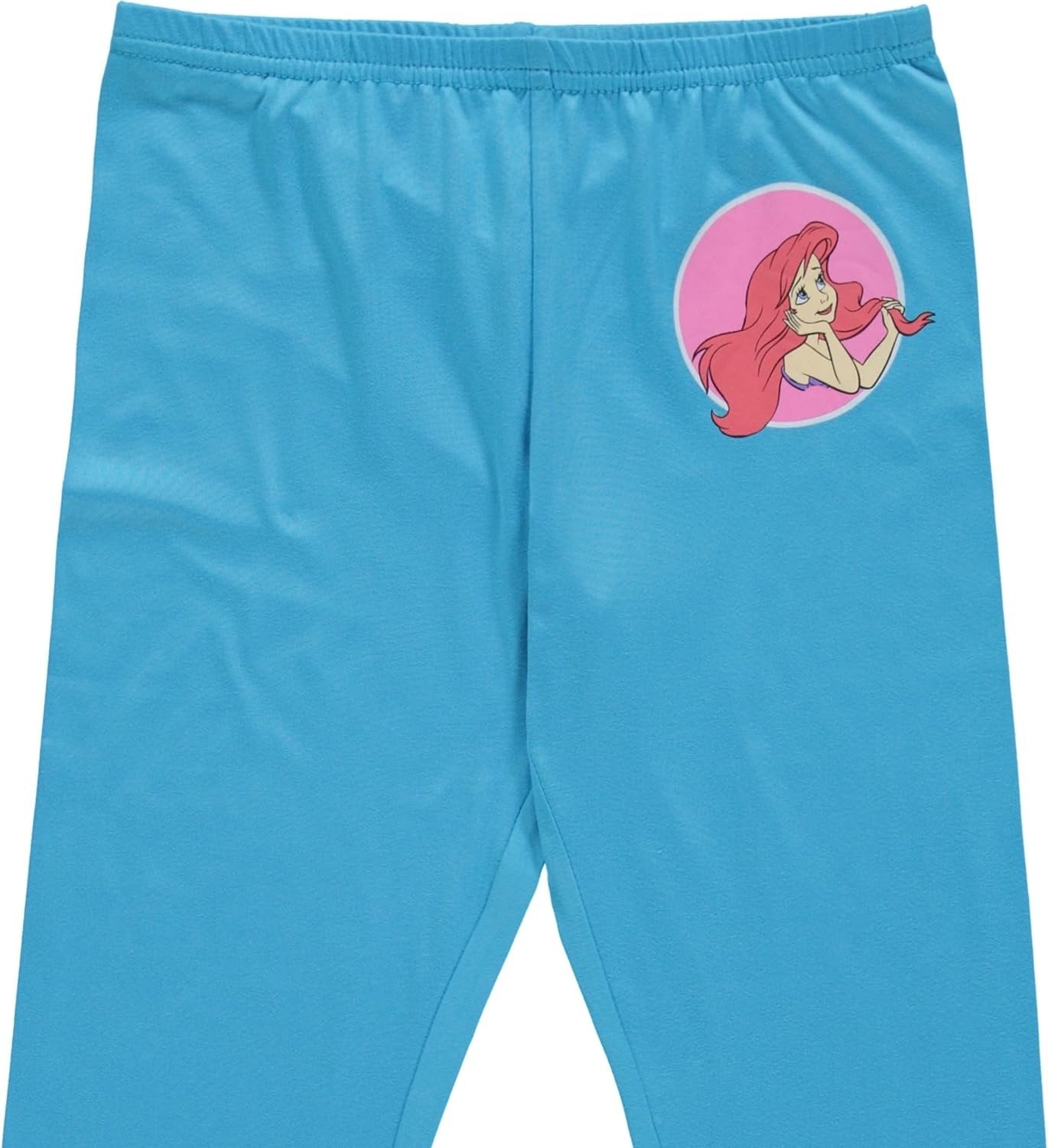 Disney The Little Mermaid Leggings Clothing Set, Ariel Short Sleeve T-Shirt and Leggings Set- Girls Sizes 4-16