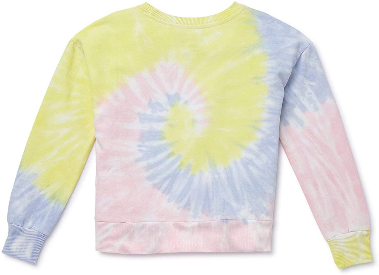 Lilo & Stitch Girls Sweatshirt -Jumbo Print and Embroidery Disney's Stitch Sweater- Sizes 4-16