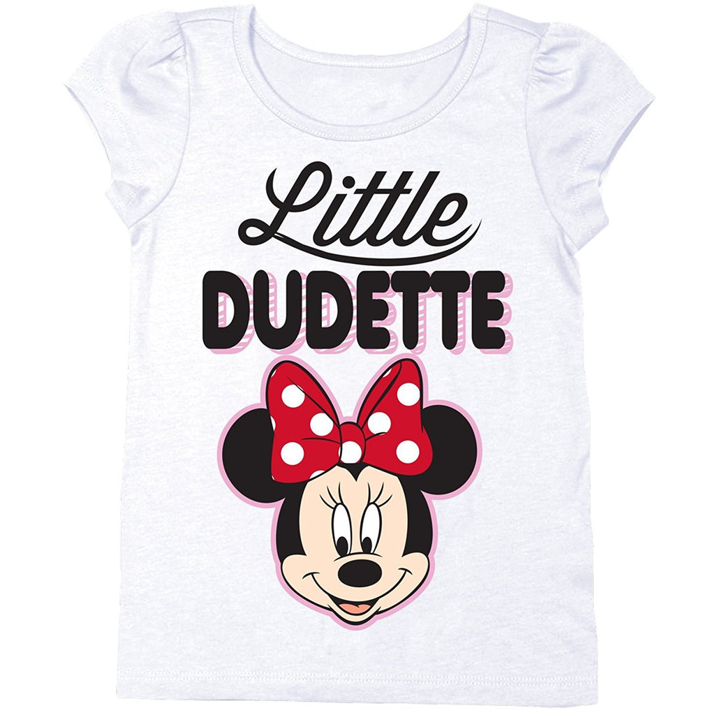 Disney Mickey and Minnie Mouse Siblings T-Shirt- Little Dude/Little Dudette