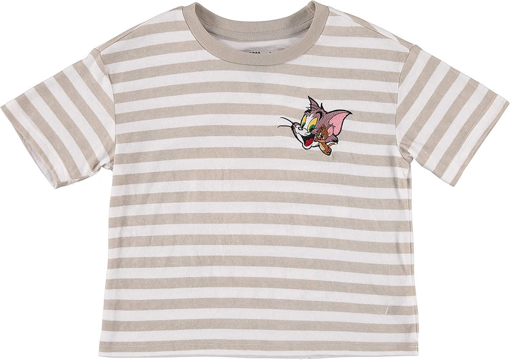 Tom and Jerry Girls Short Sleeve T-Shirt- Sizes 4-16